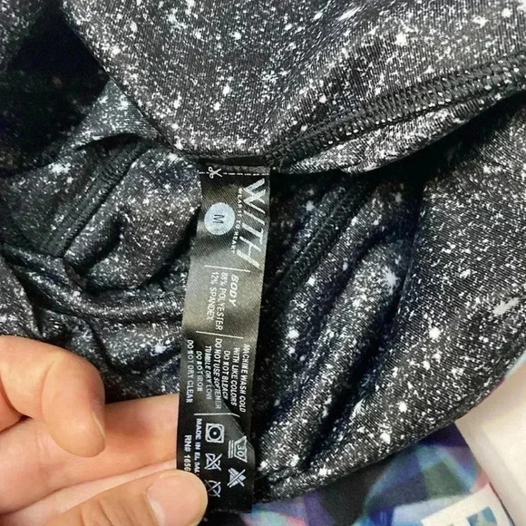 Peloton WITH Jewels in space high waisted leggings Women’s/Sz/Med NWT - Picture 6 of 11